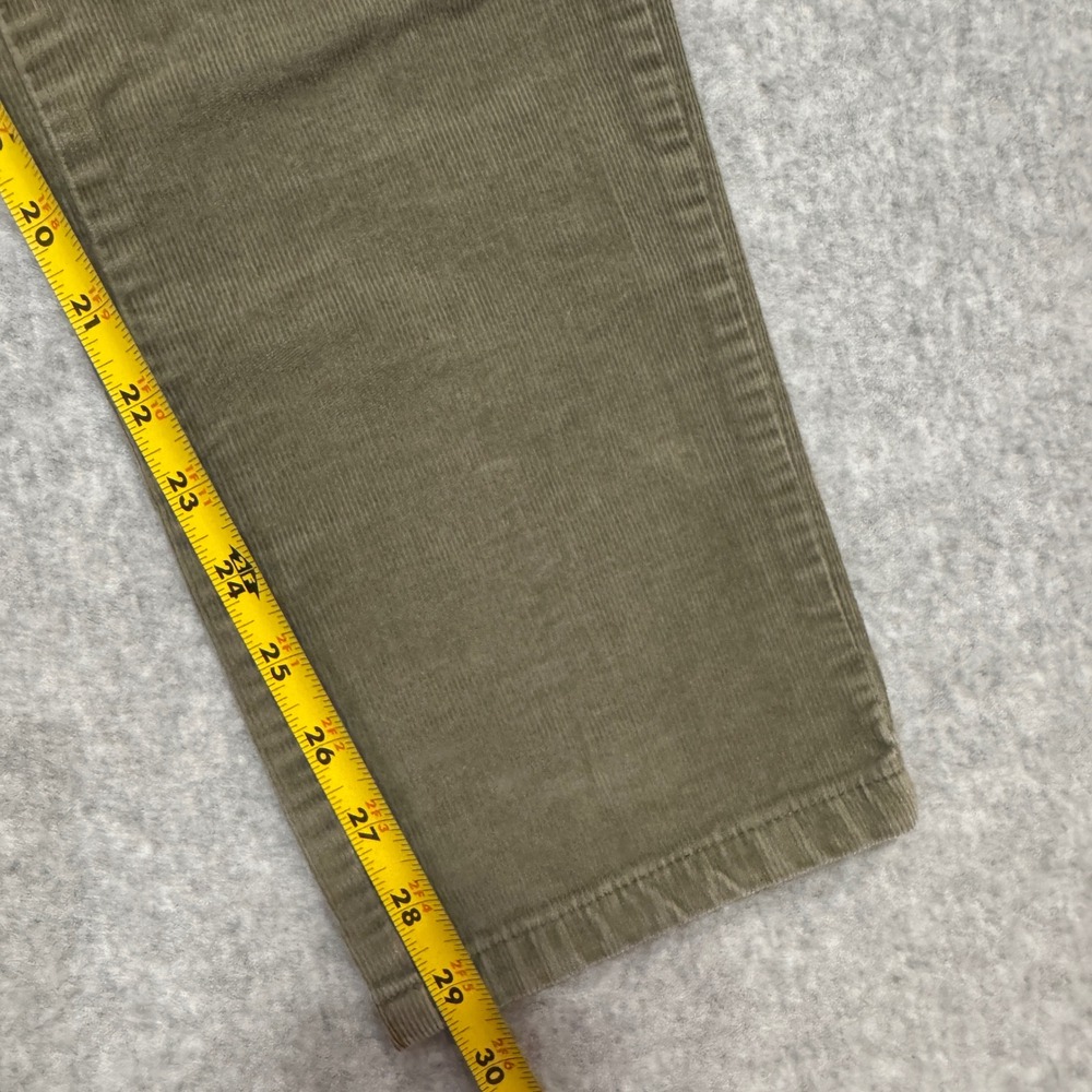 Boden Womens Olive Green Corduroy Straight Leg Pants Size US 6R UK 10R - Picture 4 of 9
